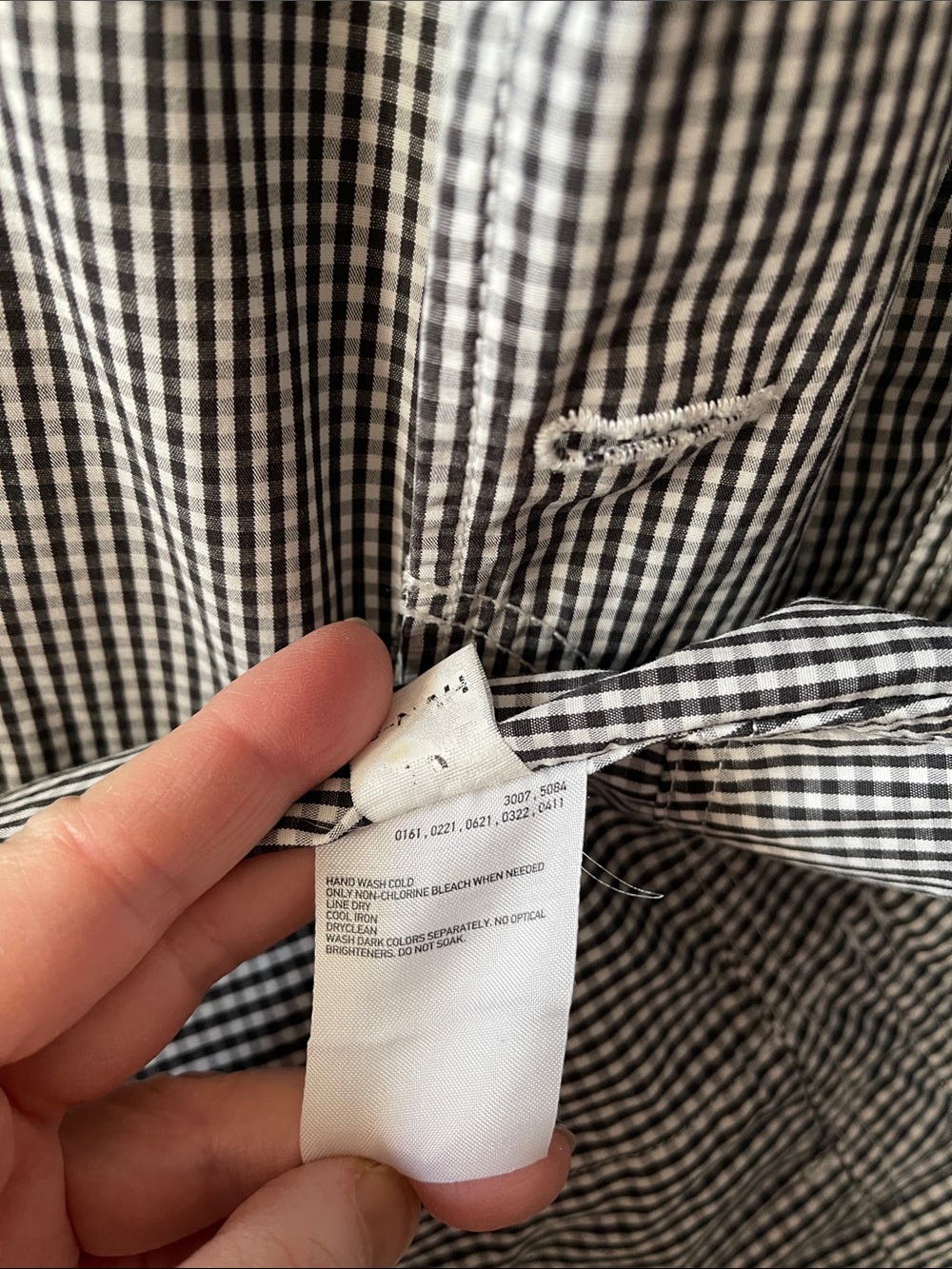 Uniqlo Black and White Gingham Casual Blazer Cotton - Picture 7 of 8